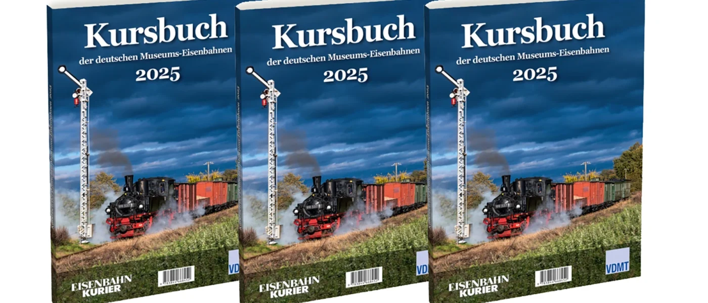 Kursbuch 2025 der deutschen Museumsbahnen