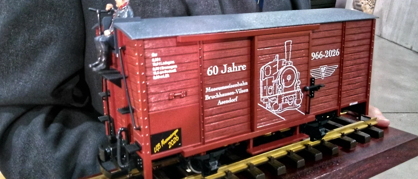 LGB-Museumswagen zum 60. Geburtstag des DEV